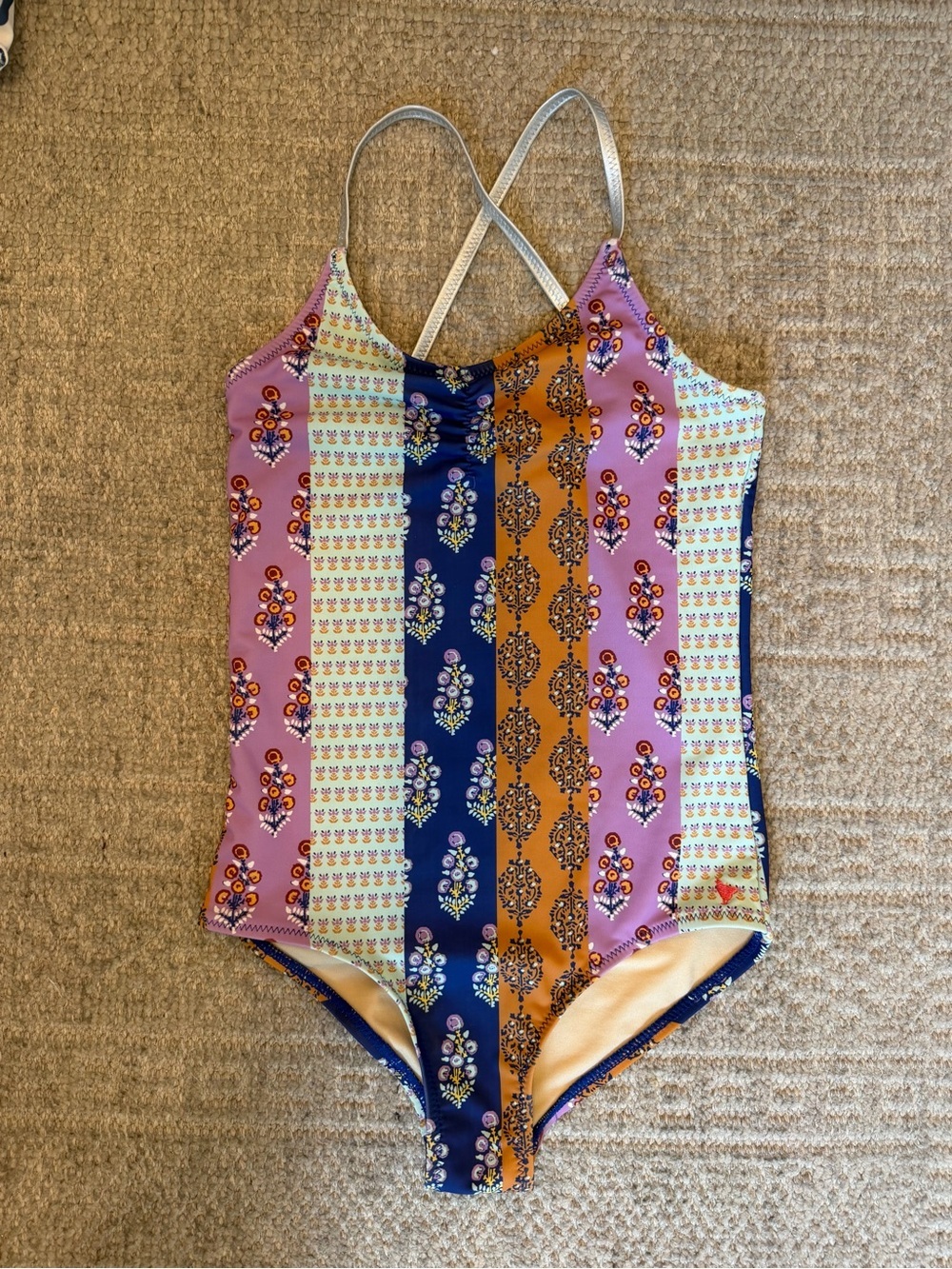 EUC Pink Chicken girls Swim One-Piece size 12